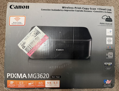 Canon PIXMA MG3620 Wireless Color Inkjet All-in-One Printer w/ Scan Copy