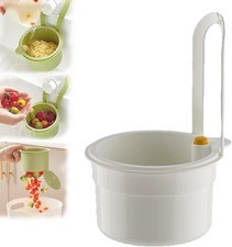 2025 New Faucet Hanging Strainer, Kitchen Automatic Dumping Sink Drain Basket, E