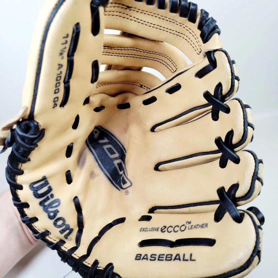 "Guante de béisbol Wilson A1000 G4 11,5"" Ecco Game cuero derecho A1000 11,5 mlb" Foto 4 de 4