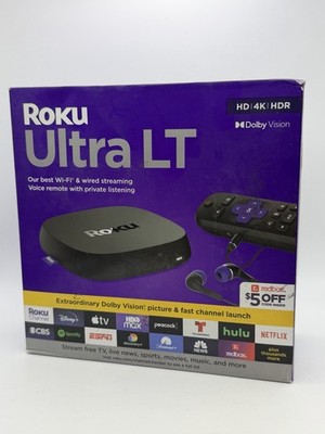 2024/2025-Roku Ultra LT Streaming Device 4K/HDR/Dolby Vision & Voice Remote New*