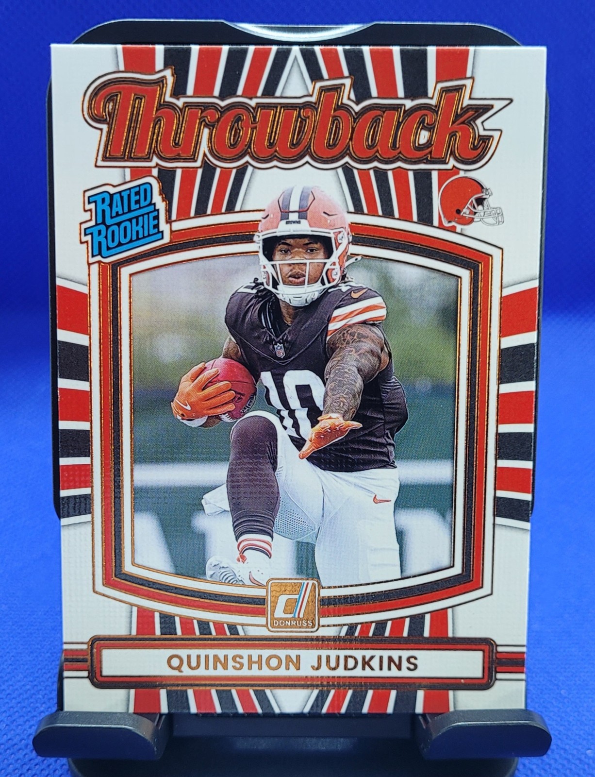 2025 Panini Donruss Quinshon Judkins #26 Throwback Rated Rookie