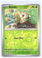 ROWLET 013/197 REVERSE HOLO OBSIDIAN FLAMES POKEMON TCG CARD