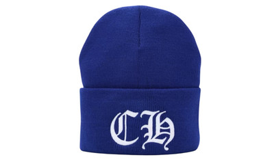 Chrome Hearts Watch Blue Beanie
