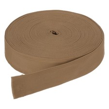 50Yardx1 1/2" Width Nylon Webbing Strap Poly Flat Webbing Strapping Light Brown
