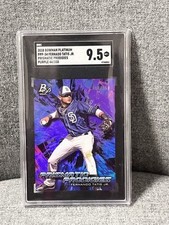 2018 BOWMAN PLATINUM PRISMATIC PRODIGIES FERNANDO TATIS JR. RC /250 - SGC 9.5