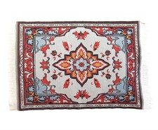 Puppenhaus Rechteckiger Teppich Persisch Tabriz Design Miniatur Zubehör Klein