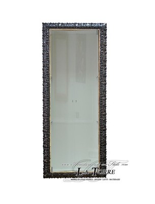 Wandhängeschaufenster mit Glastüren Barockstil Flaschenhalterrahmen