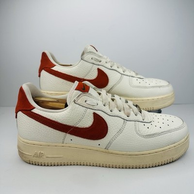 Nike Air Force 1 '07 Craft Mantra Orange Mens Size 9 Leather Sneakers CV1755-100
