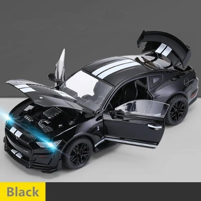1:18 Ford Mustang Shelby GT500 Diecast Model Car - Alloy Display (No Box) - Image 3 of 4