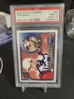 TOM BRADY 2000 ROOKIE RC PACIFIC AUORA #84 PSA 9 AUTO 10 PSA/DNA CERTIFIED GOAT