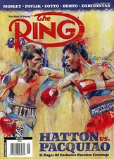 Ricky Hatton And Manny Pacquiao Ring Boxing Magazine Cover Photo