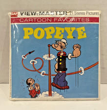 Vintage 1962 View Master Popeye B-516 3 Reels  Booklet NEW SEALED