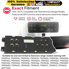 316557118 Range Oven Control Board for Kenmore Frigidaire Range Clock Timer