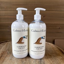  2 Crabtree  Evelyn Gardeners Body Lotion   16.9 fl oz/500ml Each