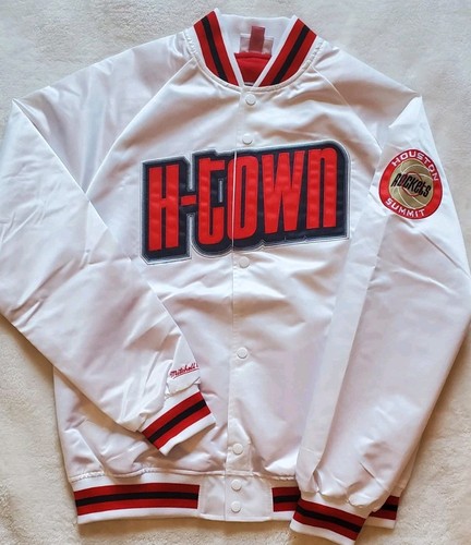 Houston Rockets Mitchell & Ness O.G. City Edition H-Town Satin Jacket Sz Large🤘 - Picture 1 of 12
