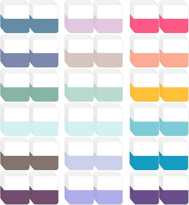 360 Stück Kleberegisterkarten Tab Marker, Seitenmarker Haftstreifen Index Tabs P