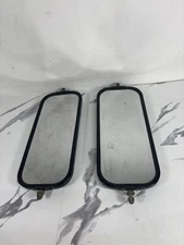 Two Vintage White Motor Corporation West Coast Tow Mirrors Door  7" × 16" 