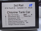 3rd Rail O Scale Pennsylvania  #14577 Chlorine Tank Car NIB — photo 2
