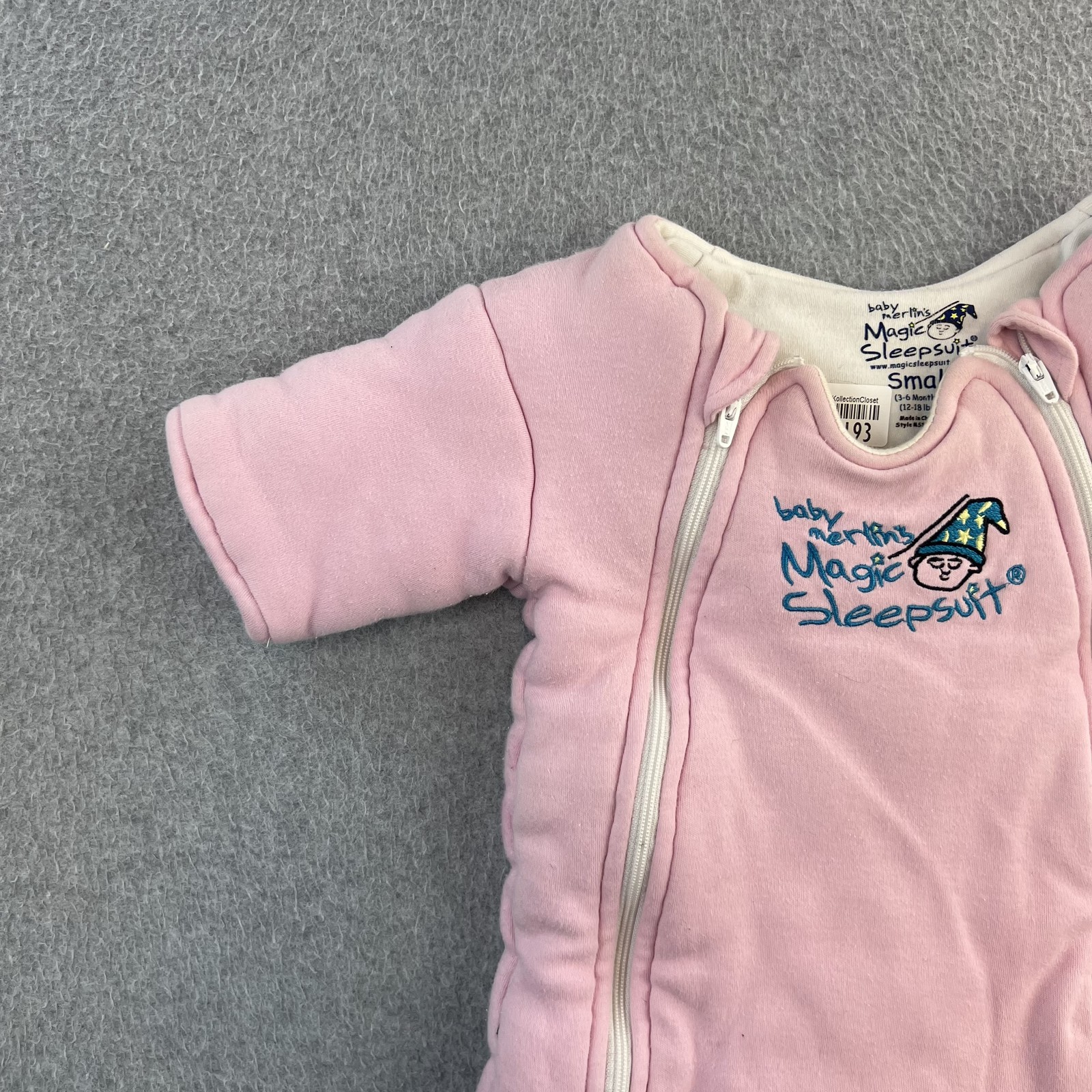 Baby Merlin's Magic Sleepsuit Small 3-6 Months Swaddle Transition Sleepwear Suit