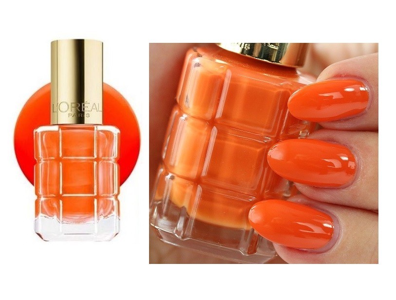 L'Oreal Color Riche Nail Polish 443 L'Orangerie "" Bright Orange ""