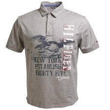 Vintage Y2K Tommy Hilfiger Jeans Shirt Polo Embroidered Gray Men  s Large