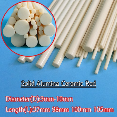 #ad Solid Alumina Ceramic Rod High Temp Resistant Thermal Conductivity Round Bar $98.09