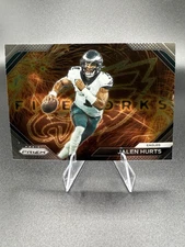Jalen Hurts 2023 Panini Prizm #F-1 Fireworks Insert Philadelphia Eagles