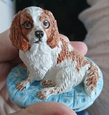 BASIL MATTHEWS POTTERY CAVALIER KING CHARLES SPANIEL DOG MODEL 