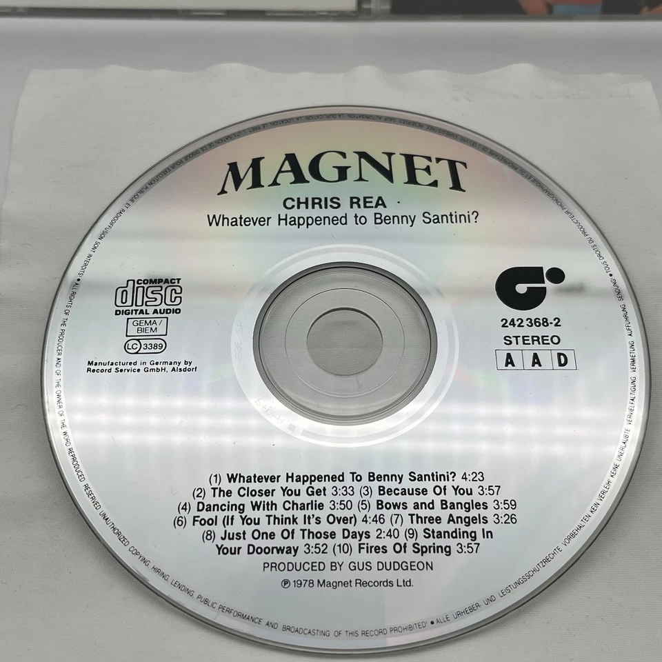 Whatever happened To Benny Santini? von Chris Rea | CD | Zustand sehr gut♦️📀 - Bild 2 von 4