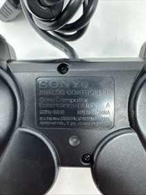 Official Sony PlayStation 2 Dualshock 2 Controller Black TESTED