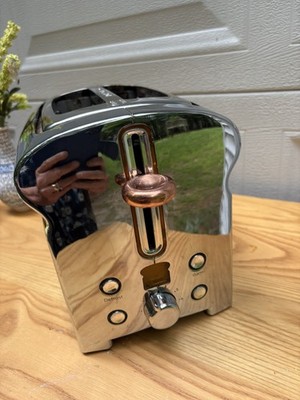 RARE Michael Graves Design Post Modern Stainless Steel Two Slice Bread Toaster