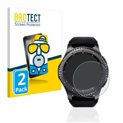 2x Schutzfolie Entspiegelt für Samsung Gear S3 Frontier / S3 Classic Matt 