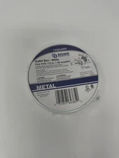 Sigma Electric 2-5/16 in.   Round Metallic Weatherproof Box White