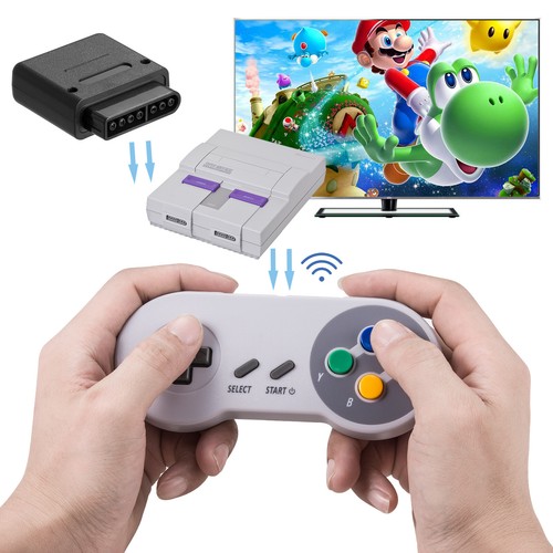 SNES Adapter & USB Super Nintendo Entertainment System Switch Online Controller - Picture 6 of 23