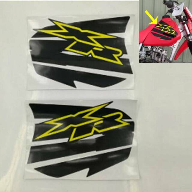 For HONDA XR 600 400 XR200 XR250 XR400 85 GRAPHICS FUEL DECALS STICKERS GAS TANK
