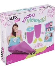 New Alex DIY Knot-A-Mermaid Blanket Kit One Size Purple/blue/green