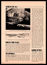 1970 Mt Snow Ski Lodge & Aspen Wildcat Resort Development Image Article Print Ad
