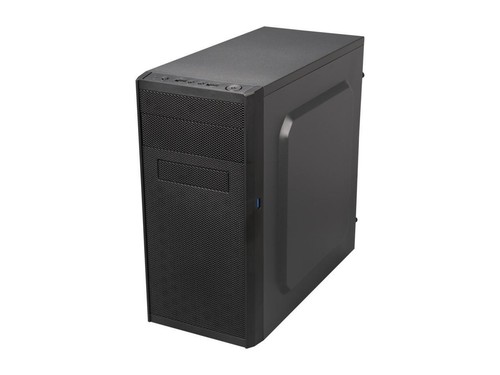DIYPC MA08-BK Black SECC Micro ATX Mini Tower Computer Case - Picture 4 of 12