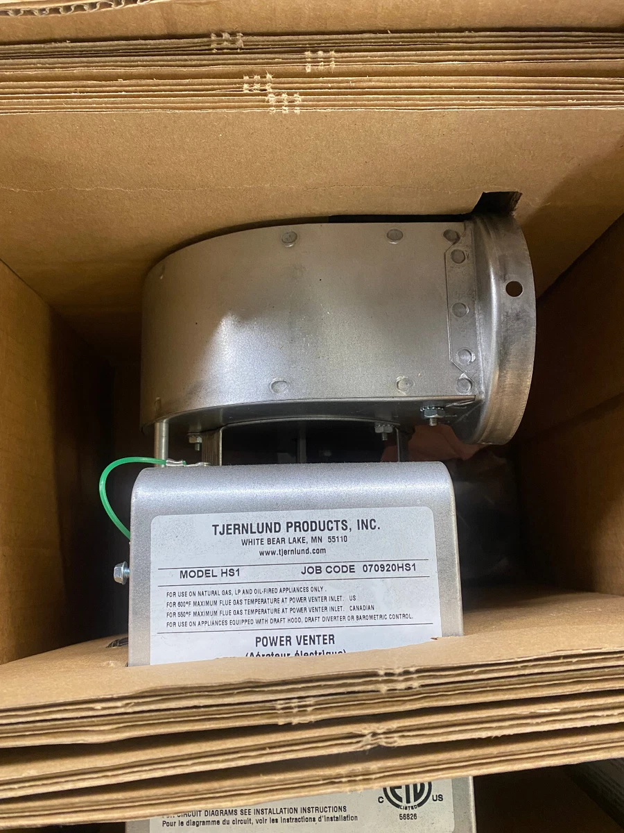 Tjernlund HS1 Gas Sidewall Power Venter Fan 80956202055 | eBay