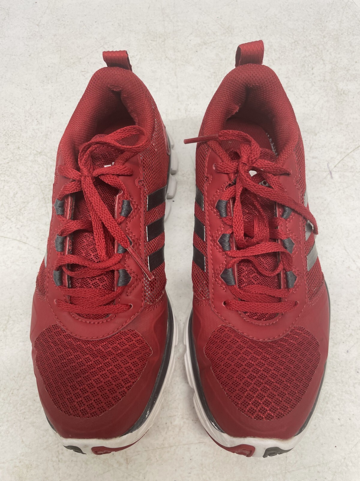 SAOLA Adidas Speed Trainer 2 S84741 Sneakers Ragazzo US 5 Rosso Nero Maglia Scarpe da Corsa