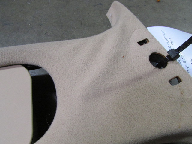 Maserati Quattroporte, LH, Left Upper B-Pillar Trim Panel, Beige, Used 981356005