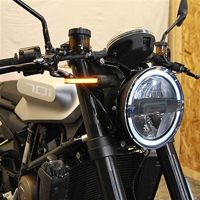 Husqvarna Vitpilen 701 Front Turn Signals Led Flash New Rage Cycles MotoGP - Picture 1 of 6