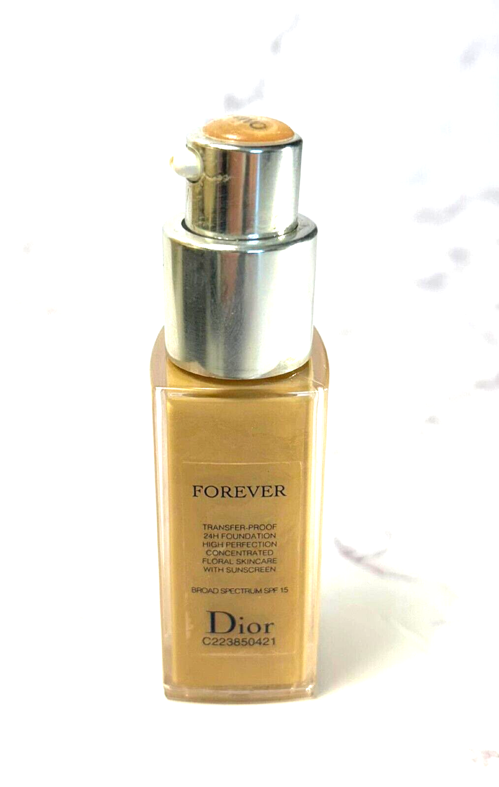 Dior Forever 24H Transfer Proof Foundation in 4WO 0.67 oz New Full Size-image