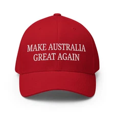 Make Australia Great Again Baseball Cap MAGA Aussie Gift Embroidery Dad Hat