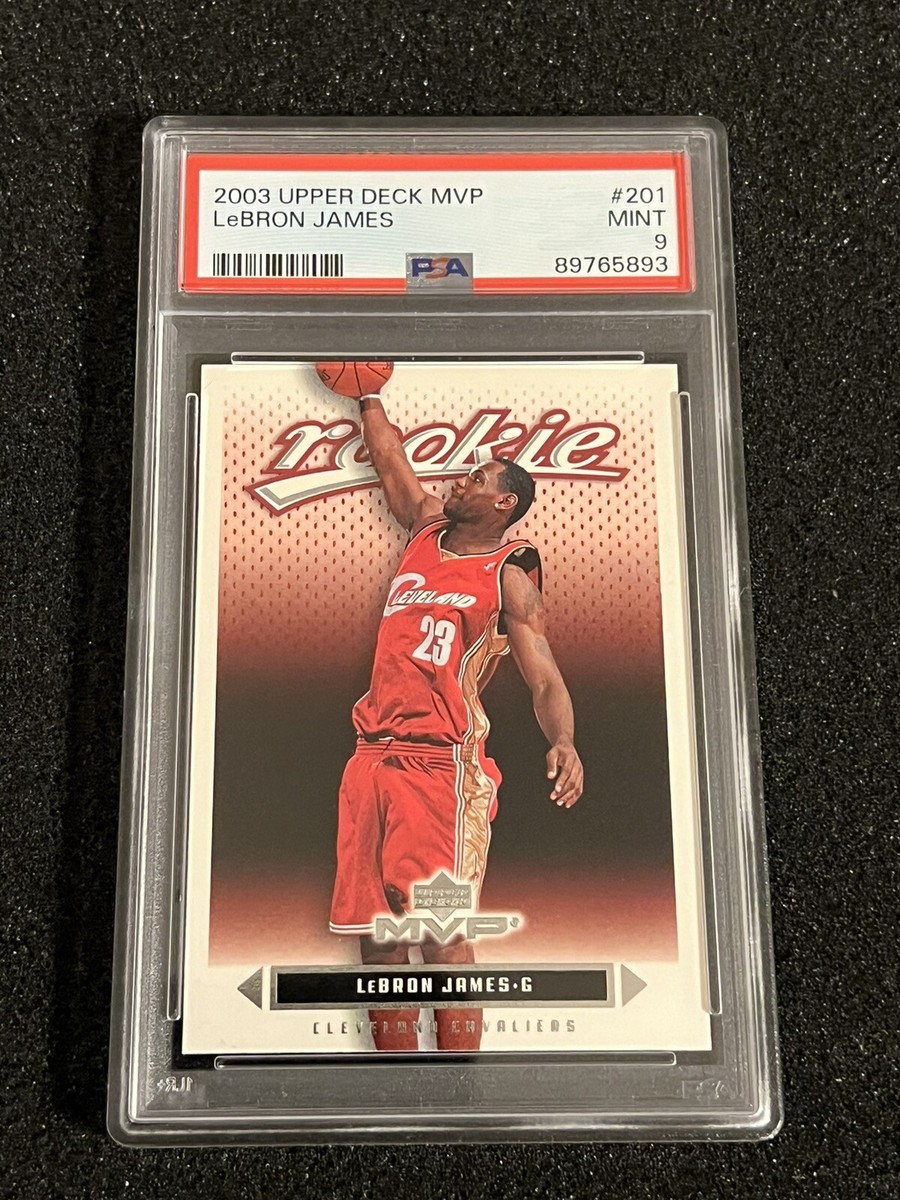Lebron James 2003-04 Upper Deck MVP Rookie #201 PSA 9 Cavaliers | eBay