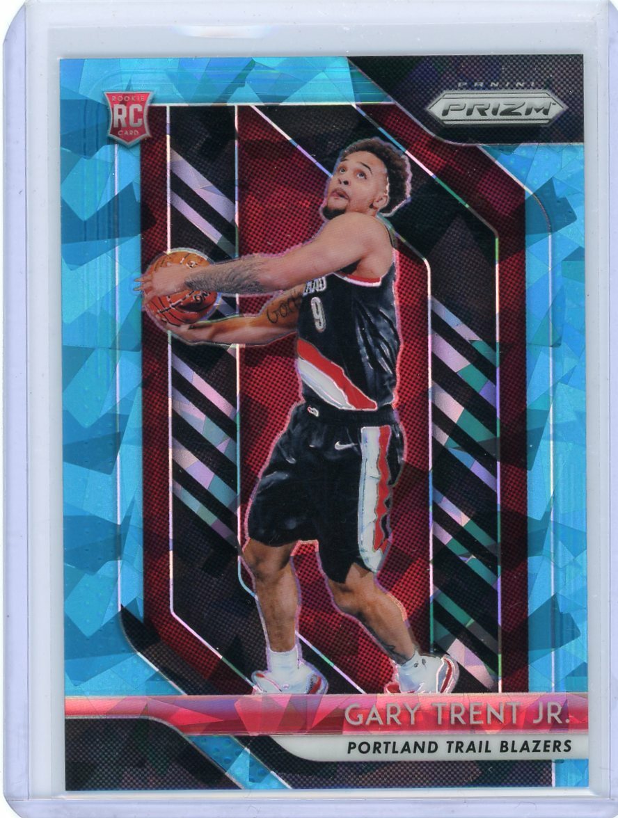 2018/19 Panini Prizm Rookie Blue Ice Prizm #71 Gary Trent Jr. #69/99