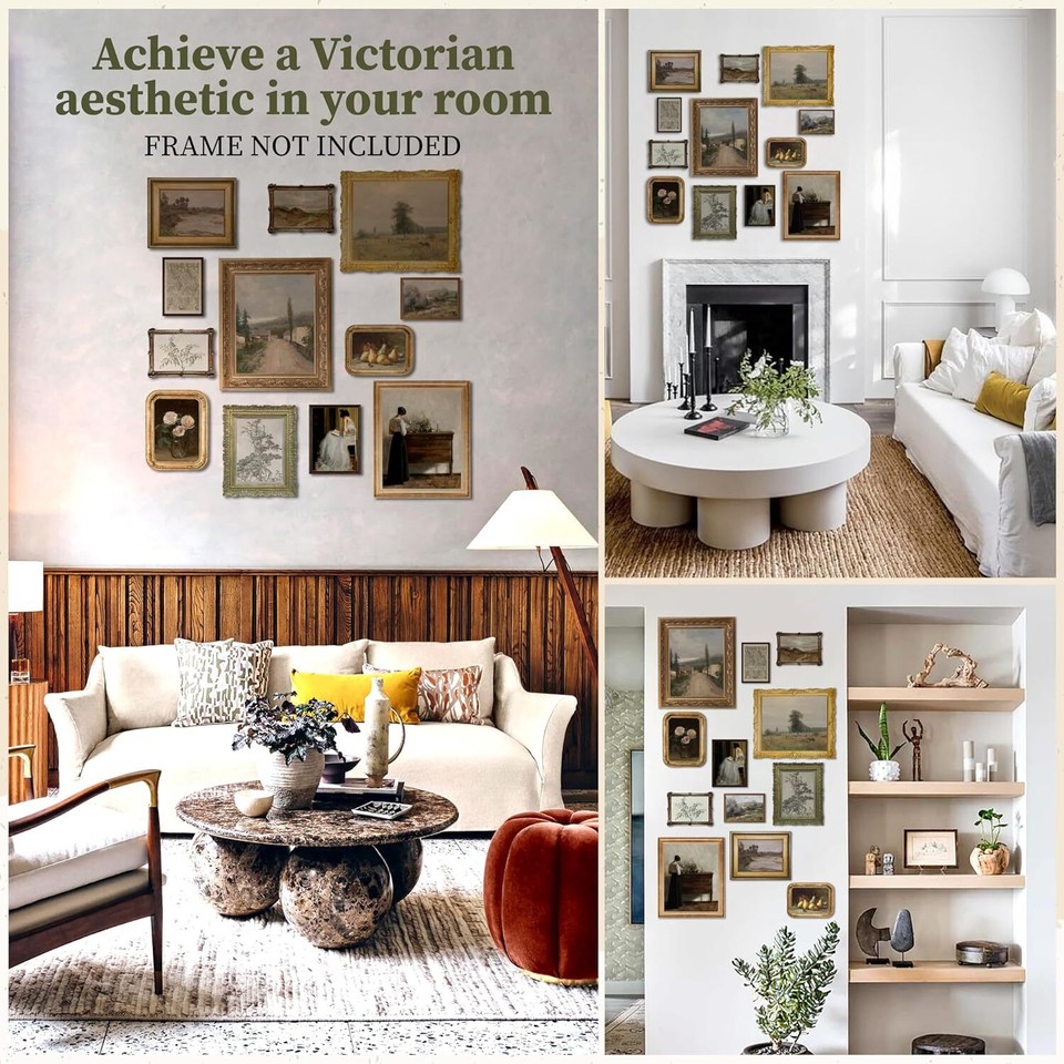 97 Decor Vintage Wall Art Prints French Antique Decor, Vintage Pictures