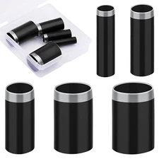 5 Sizes round Hole Punch, Hollow Punch Cutter Tool Set with Storage Case, Leathe