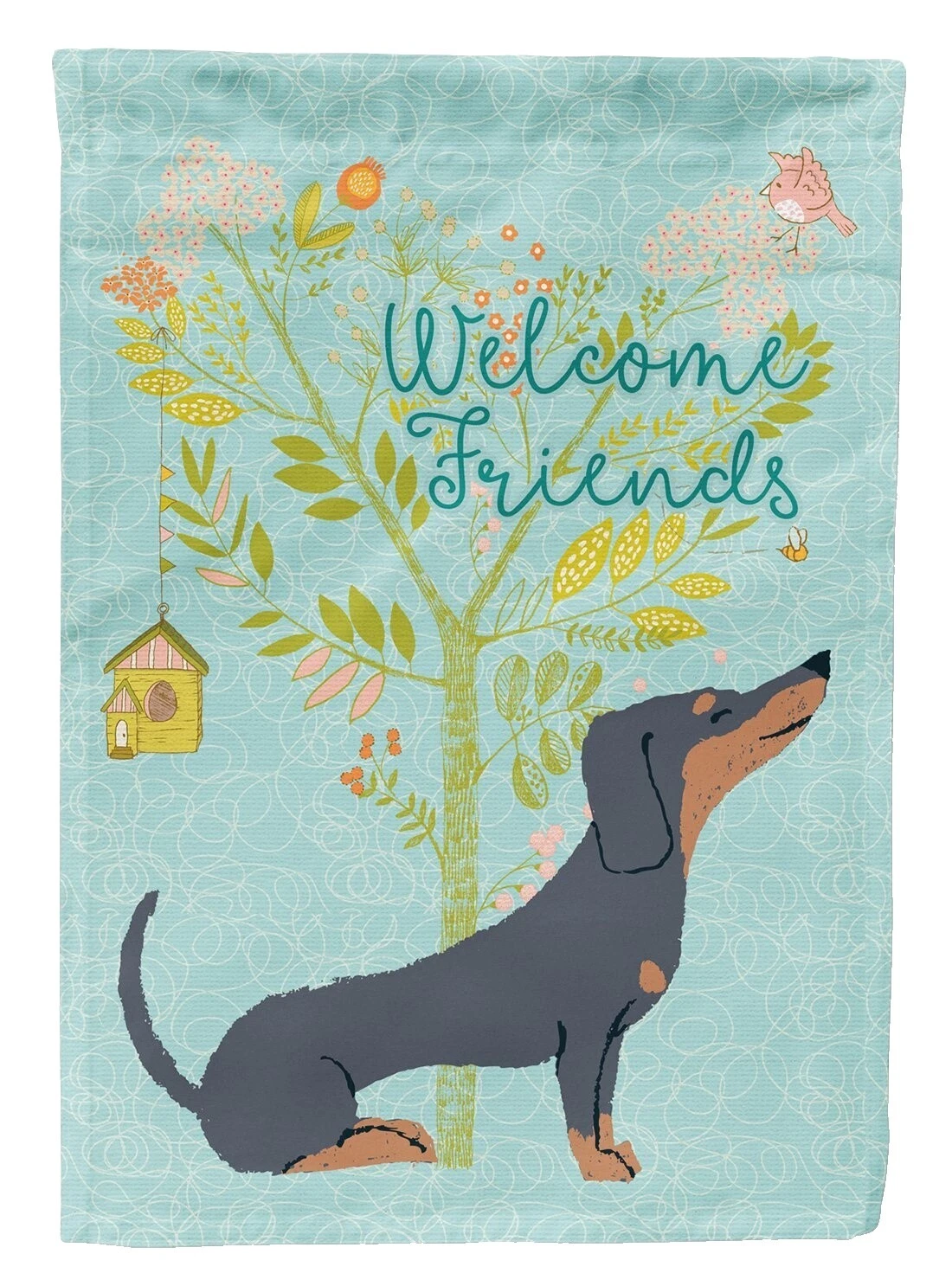 100% Poliéster Patio Marrón y Banderas para el Jardín