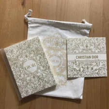 Christian Dior Notebook & pouch set Authentic Journal NEW GIFT